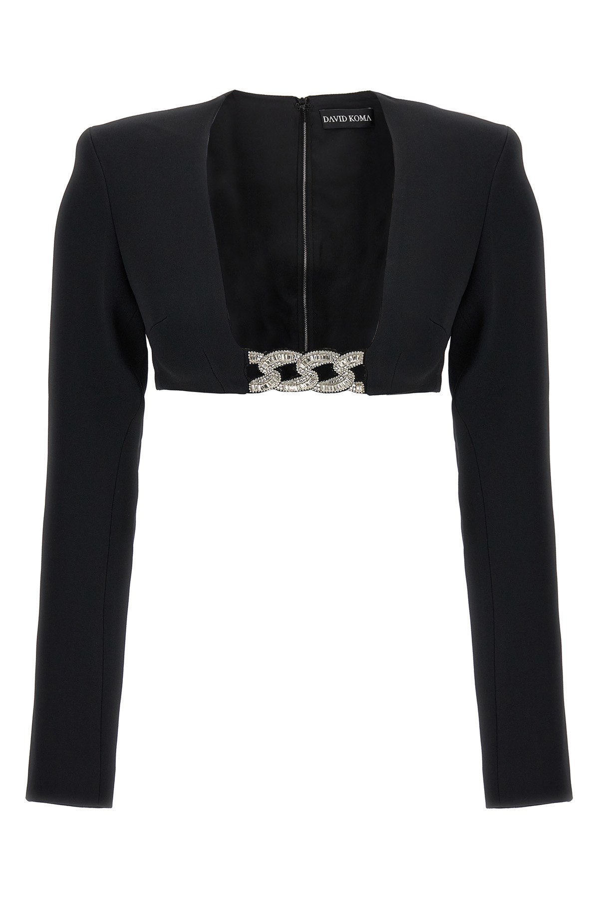 Top '3D Crystsal Chain And Square Neck'