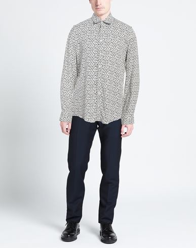 Man Shirt Ivory Size 40 Viscose