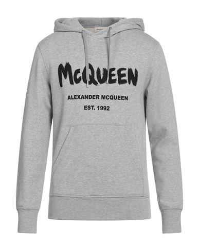 Man Sweatshirt Light grey Size S Cotton, Elastane