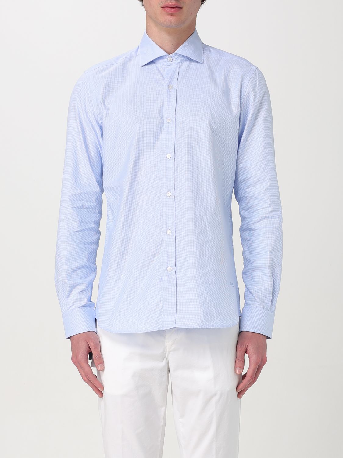Shirt FAY Men color Sky Blue