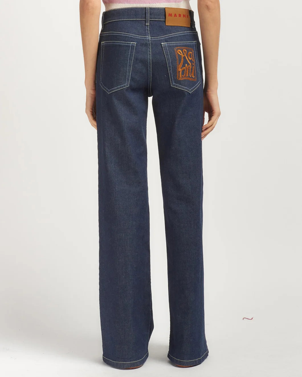 Stretch Denim 5-Pocket Trousers