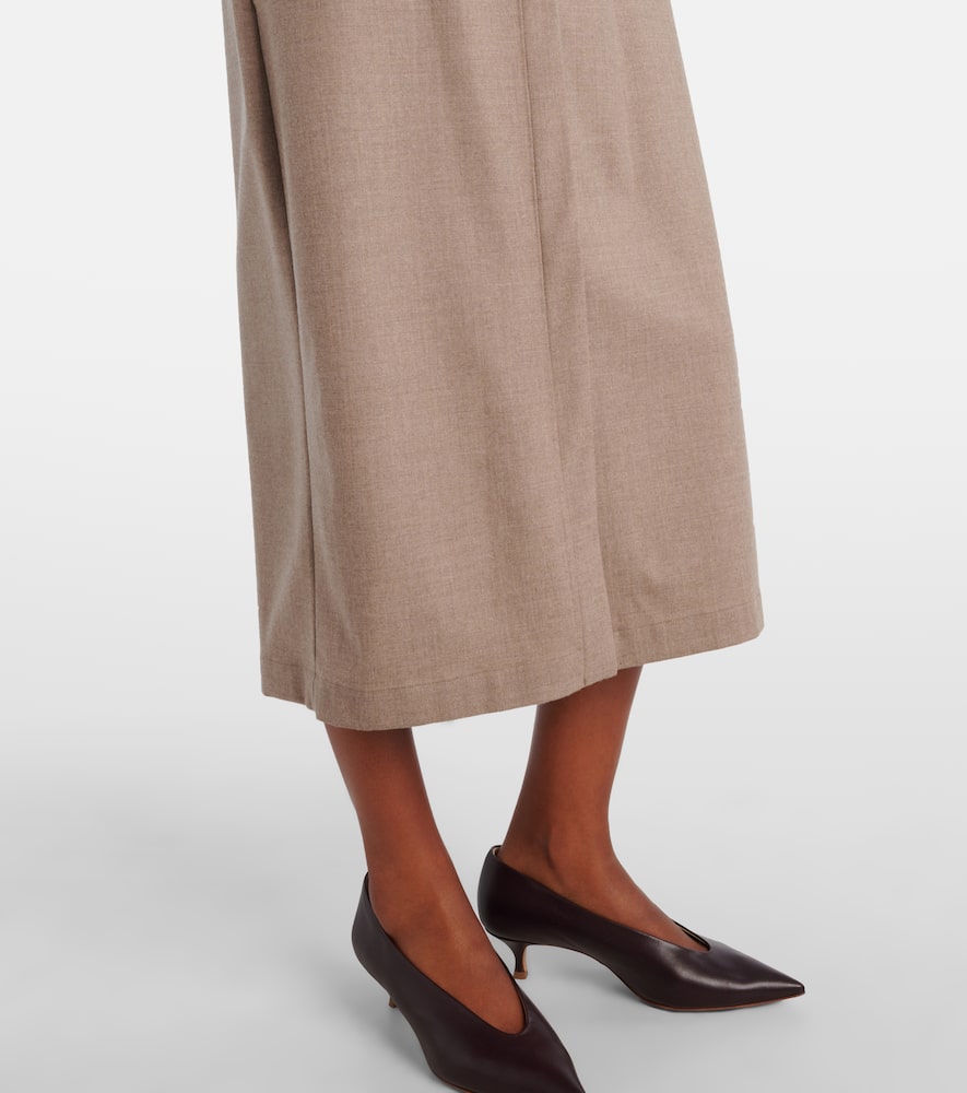 Pallino cashmere-blend shirt dress
