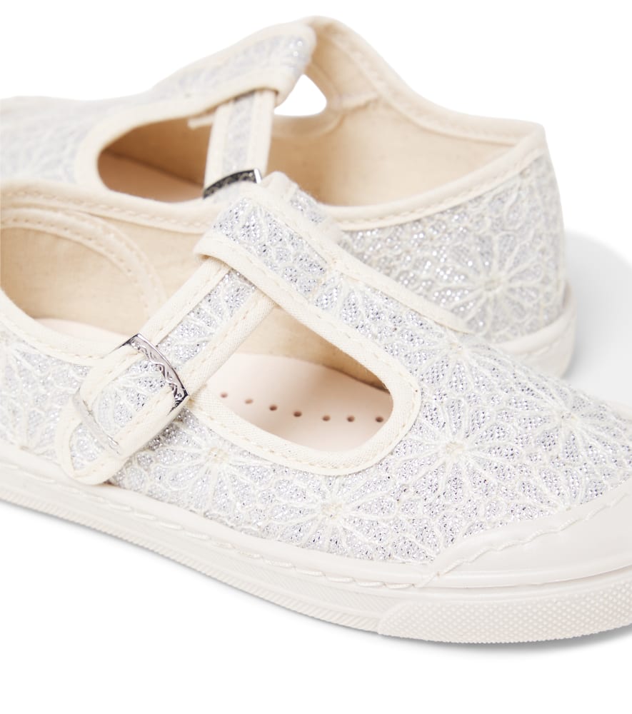 PèPè Embroidered slip-on shoes