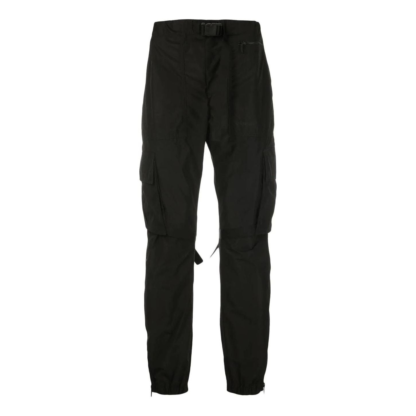 Straight-leg Cargo Trousers 'Black'