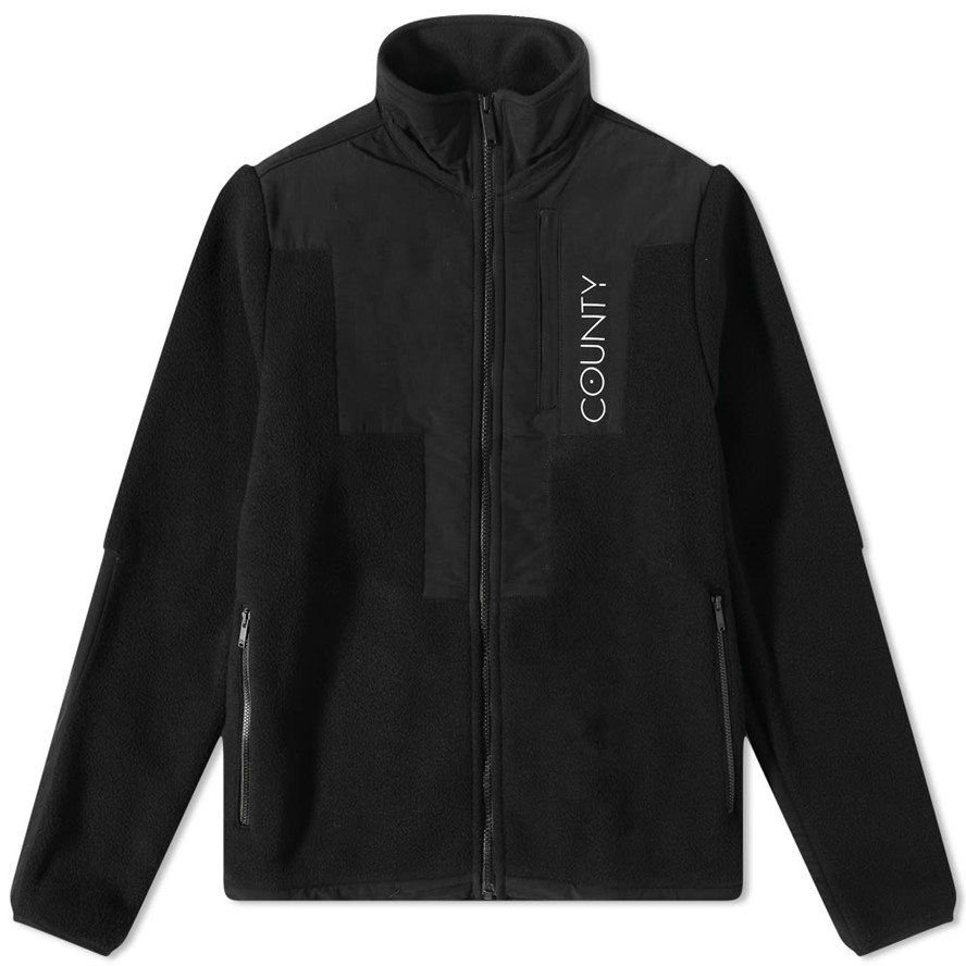 Logo Embroidered Zip-up Jacket