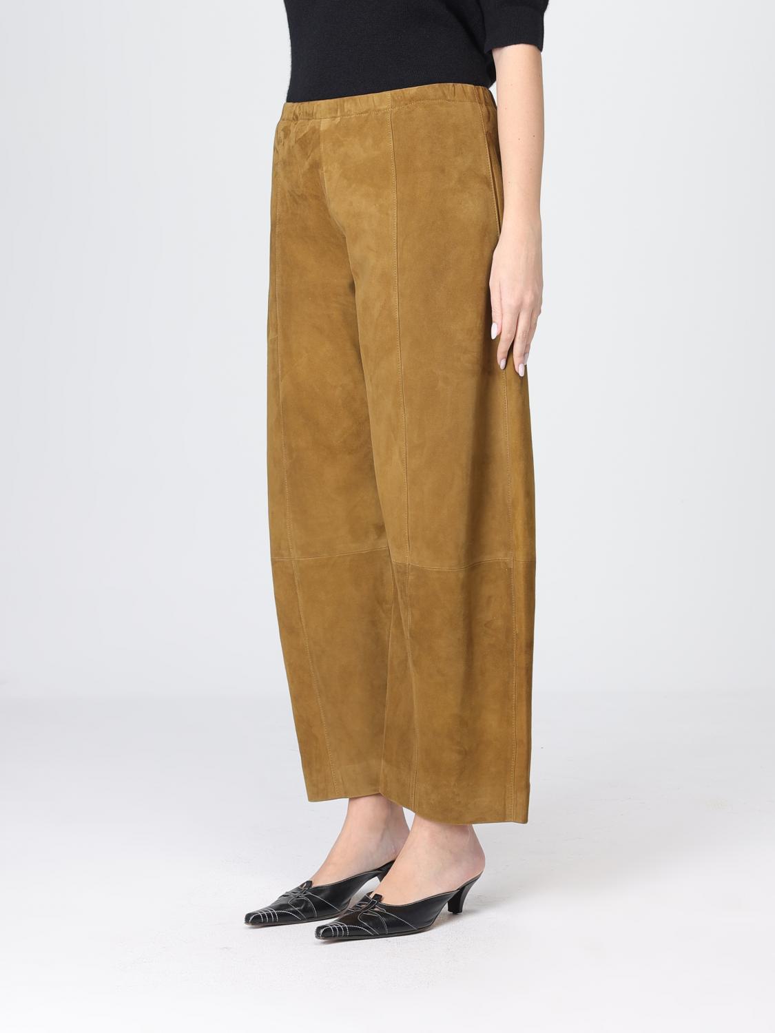 Pants Woman color Brown