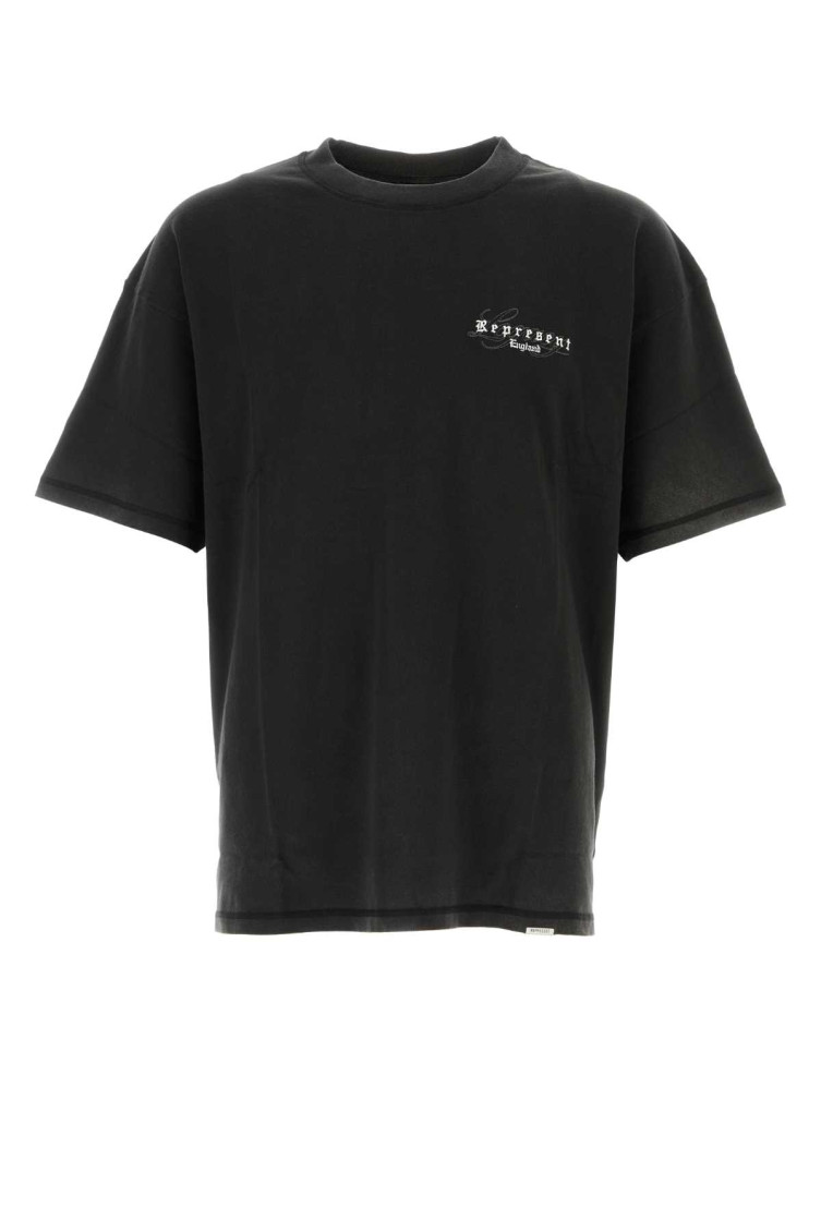 Black Cotton Oversize England Legacy T-shirt