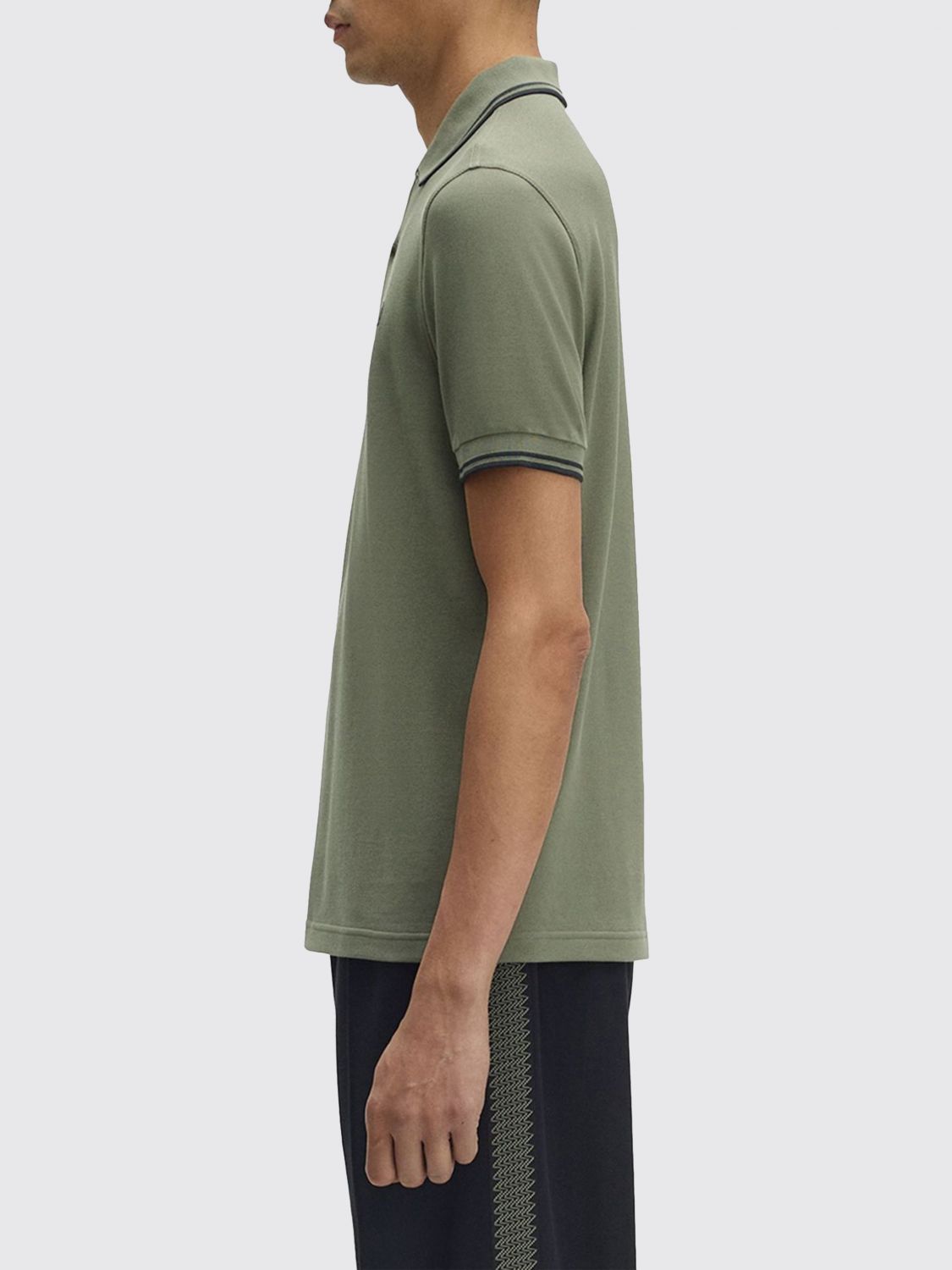 Polo Shirt Men color Green