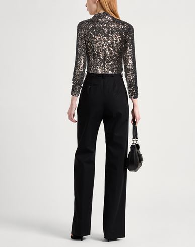 Woman Top Black Size M Polyester