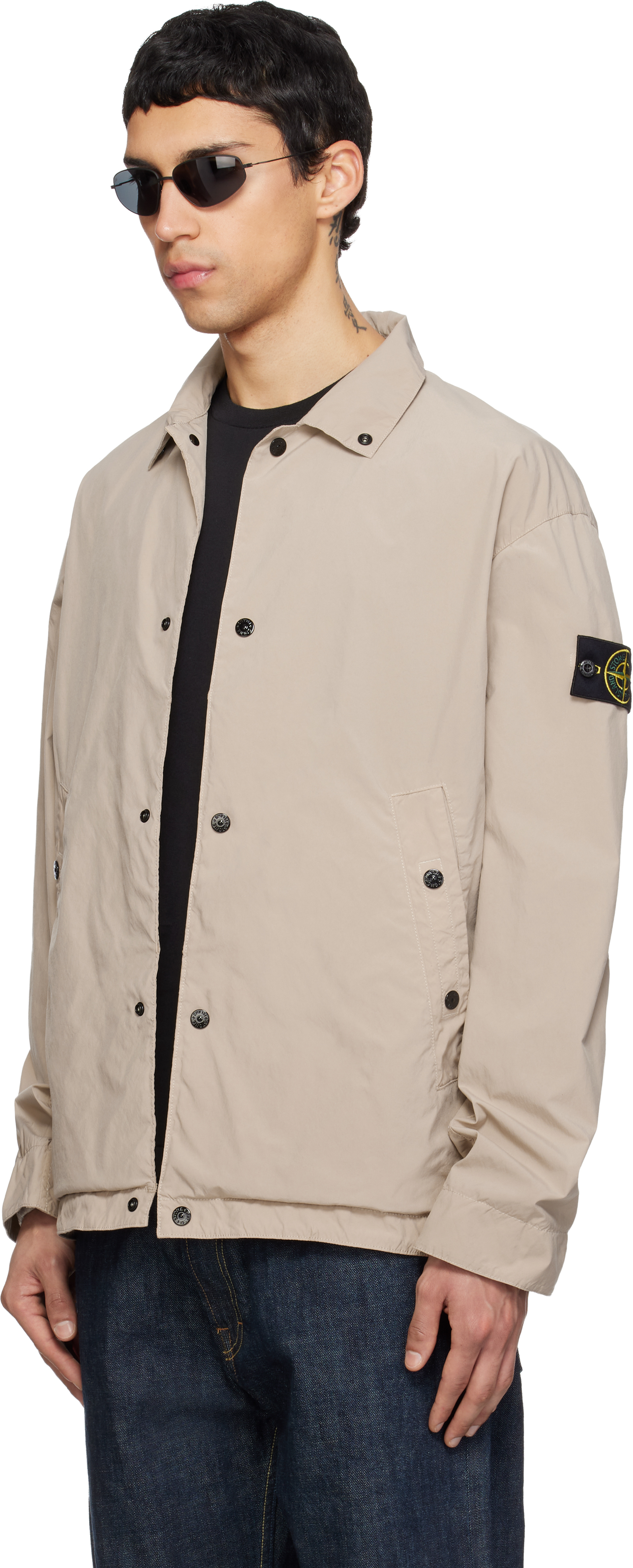 Beige 4100041 Light Compact Touch Poly-TC Jacket