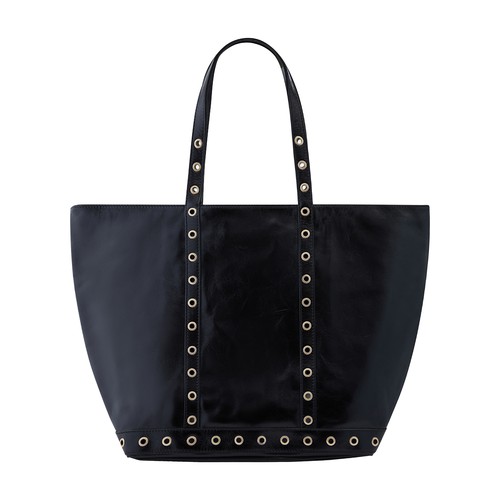 Large leather Cabas tote