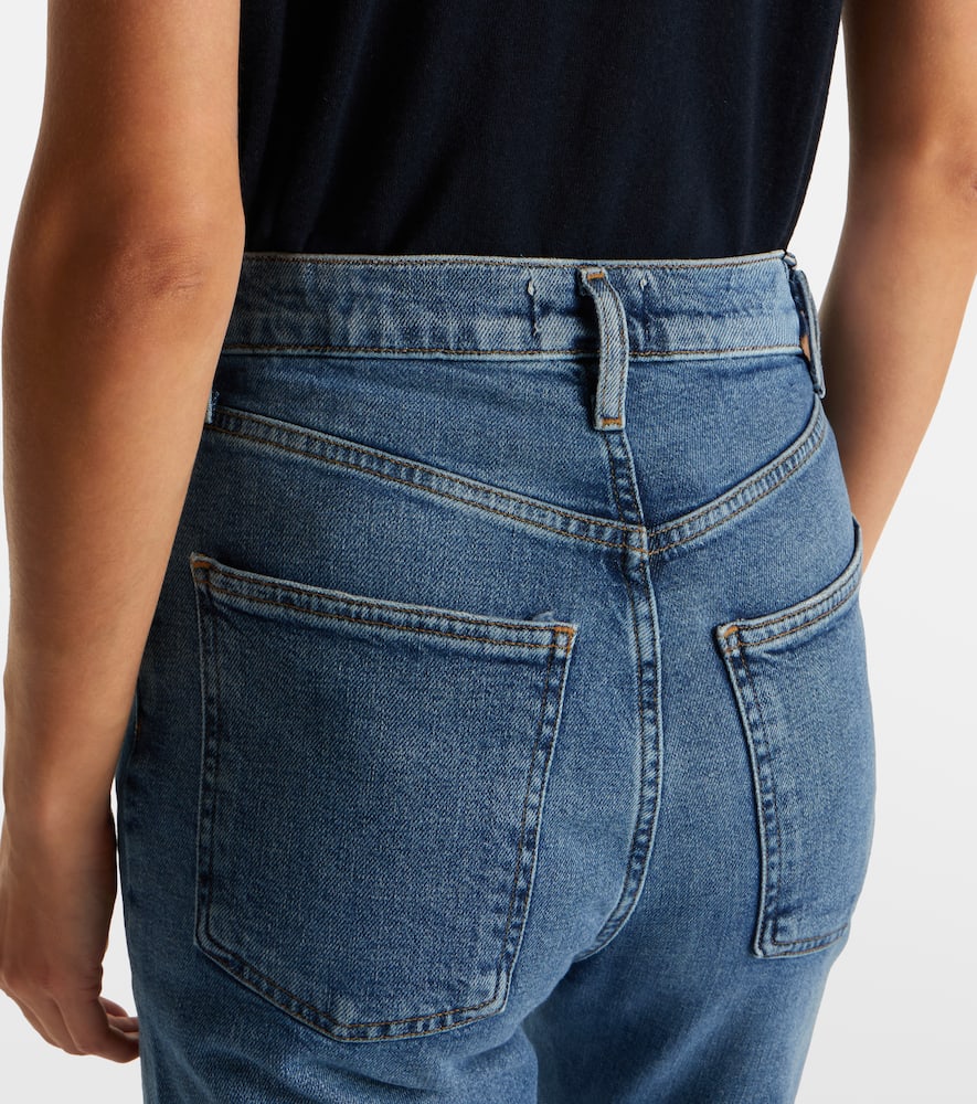 90's Pinch Waist high-rise straight jeans