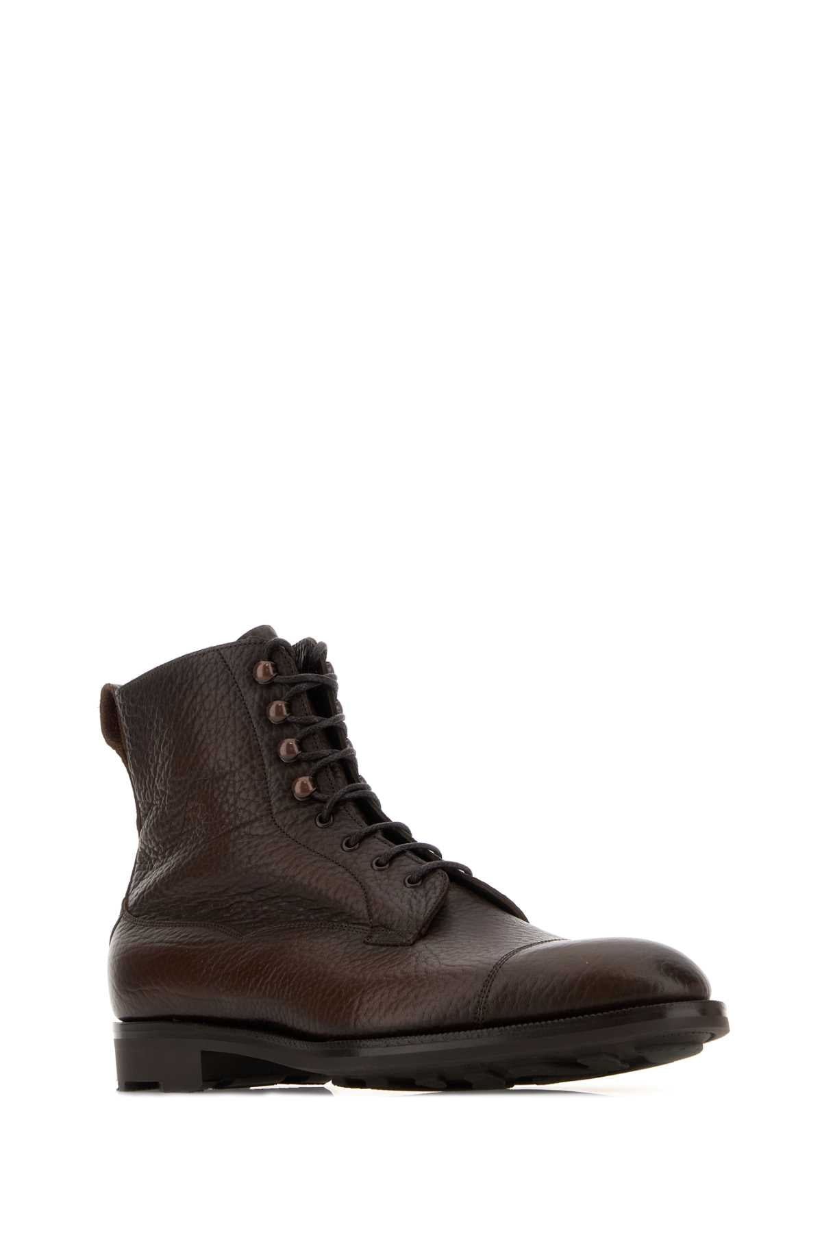 Edward Green Brown Leather Galway Ankle Boot