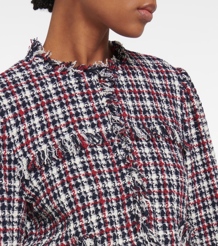 Cotton-blend tweed jacket