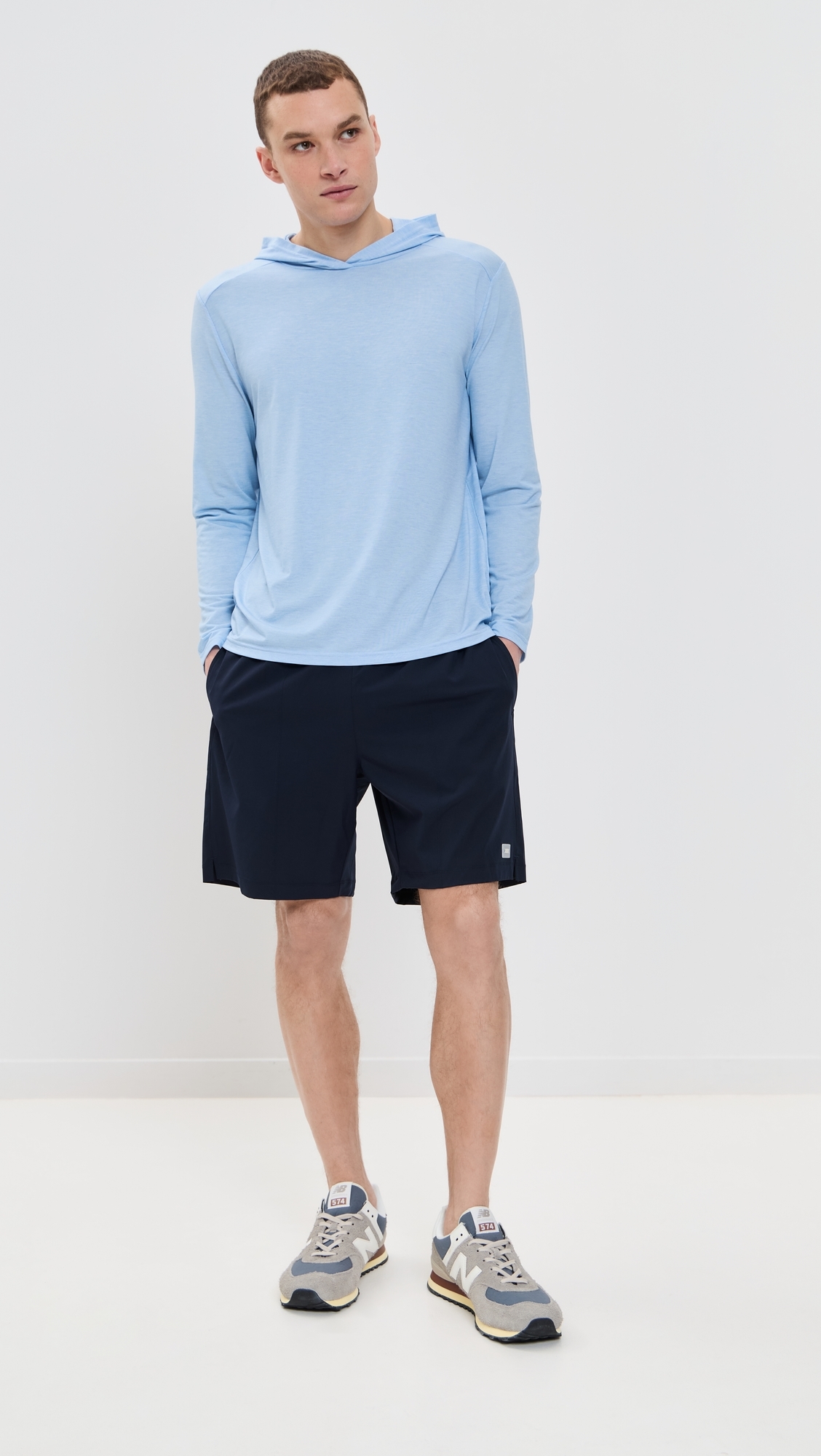 Fair Harbor The Seabreeze Hoodie Blue Glow