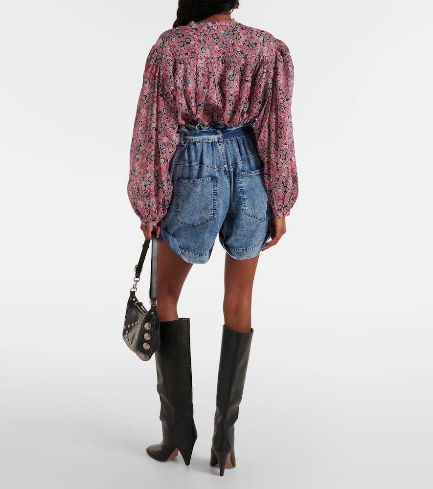 Pierine denim shorts