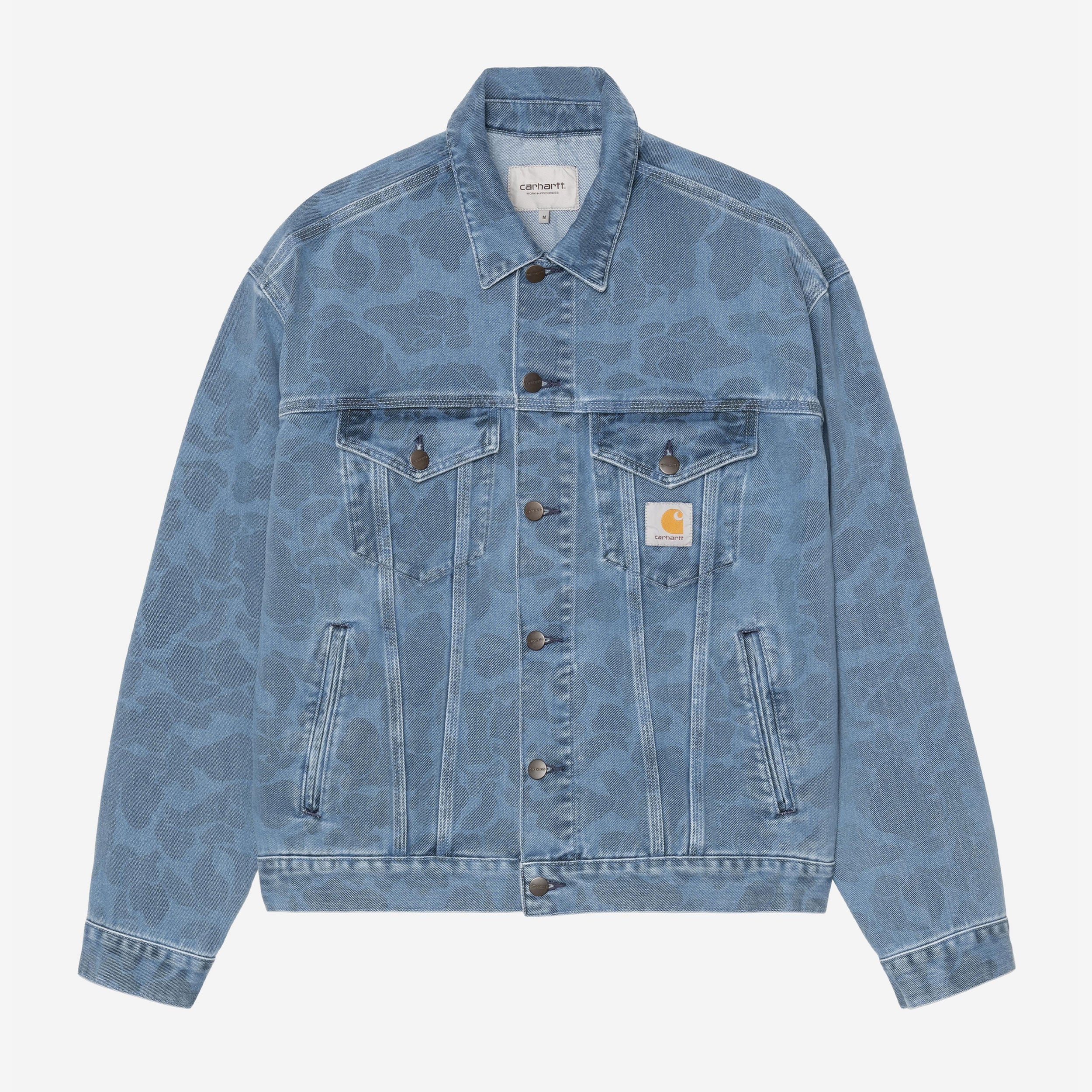 Carhartt WIP | Duck Helston Jacket - Camo Duck, Blue - unisex