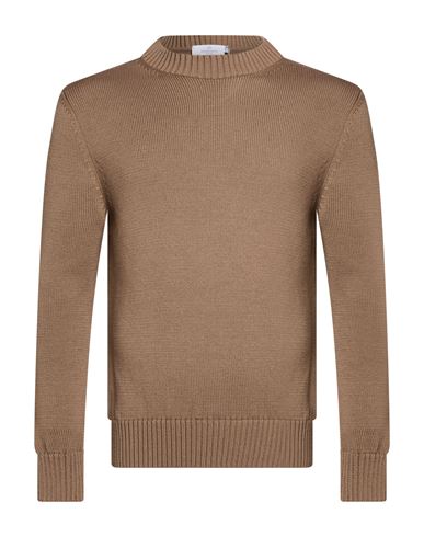 Man Sweater Khaki Size S Merino Wool, Acrylic