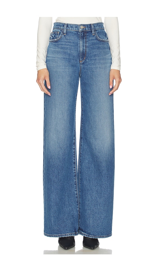 Joe's Jeans Mia Wide Leg Petite Jeans in Blue. - 24P also in 26P, 27P