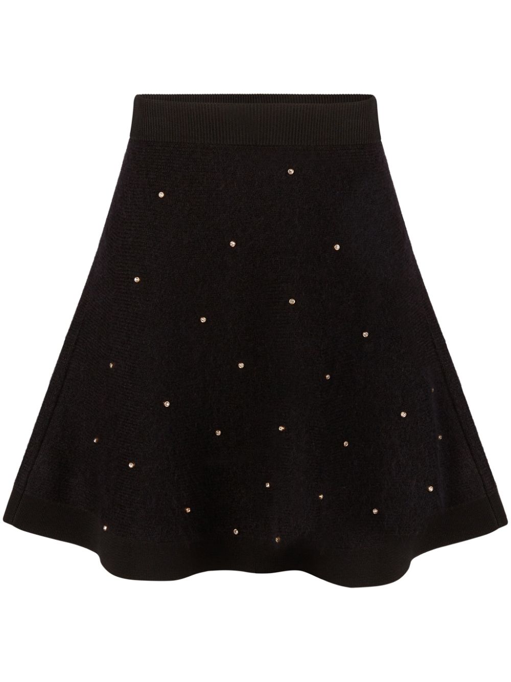 Flared Mini Skirt - Black