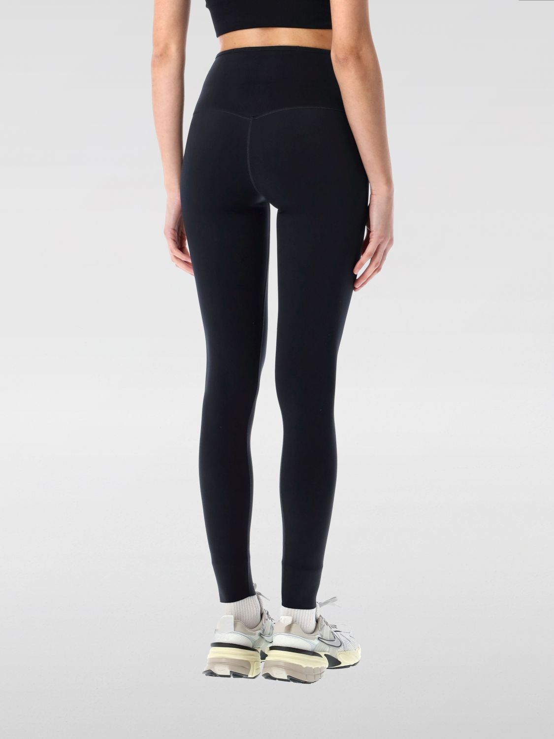 Swoosh-print leggings - Black