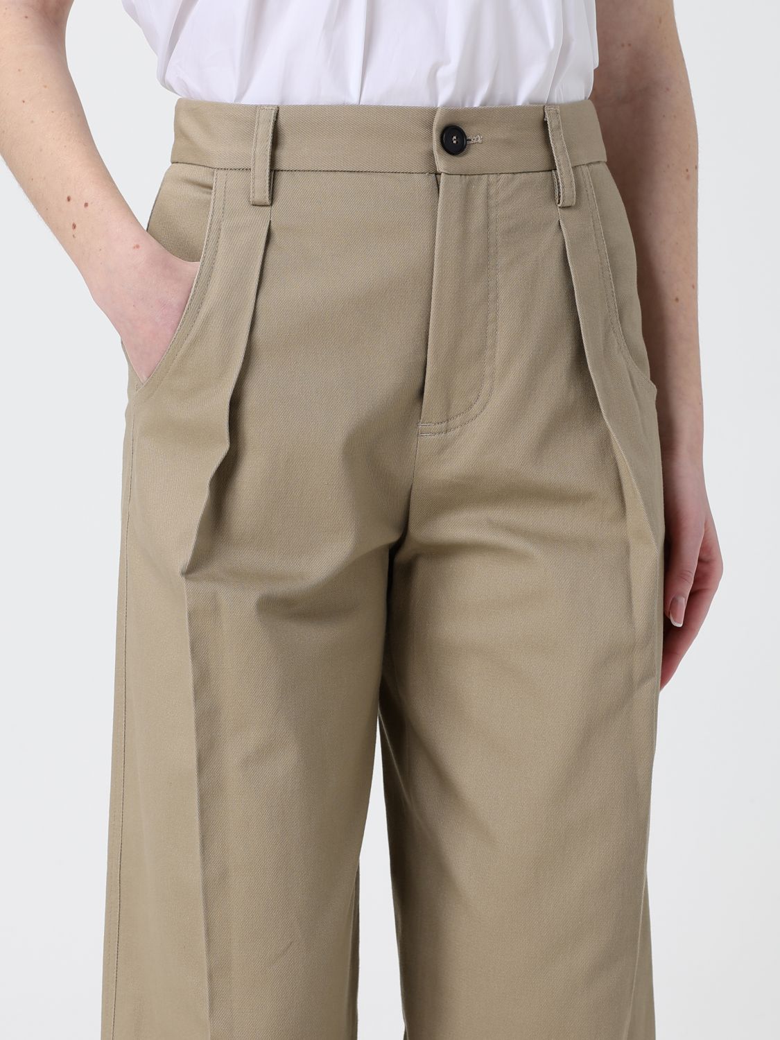 Pants Woman color Sand