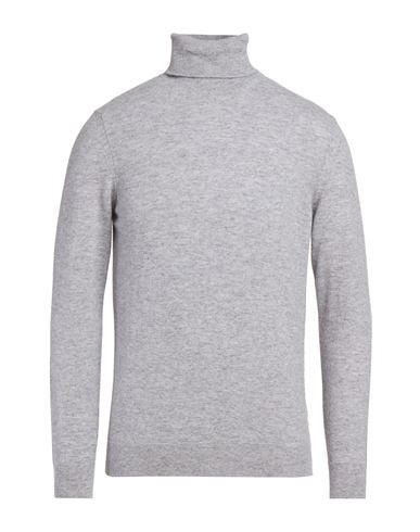 Man Turtleneck Light grey Size 40 Wool