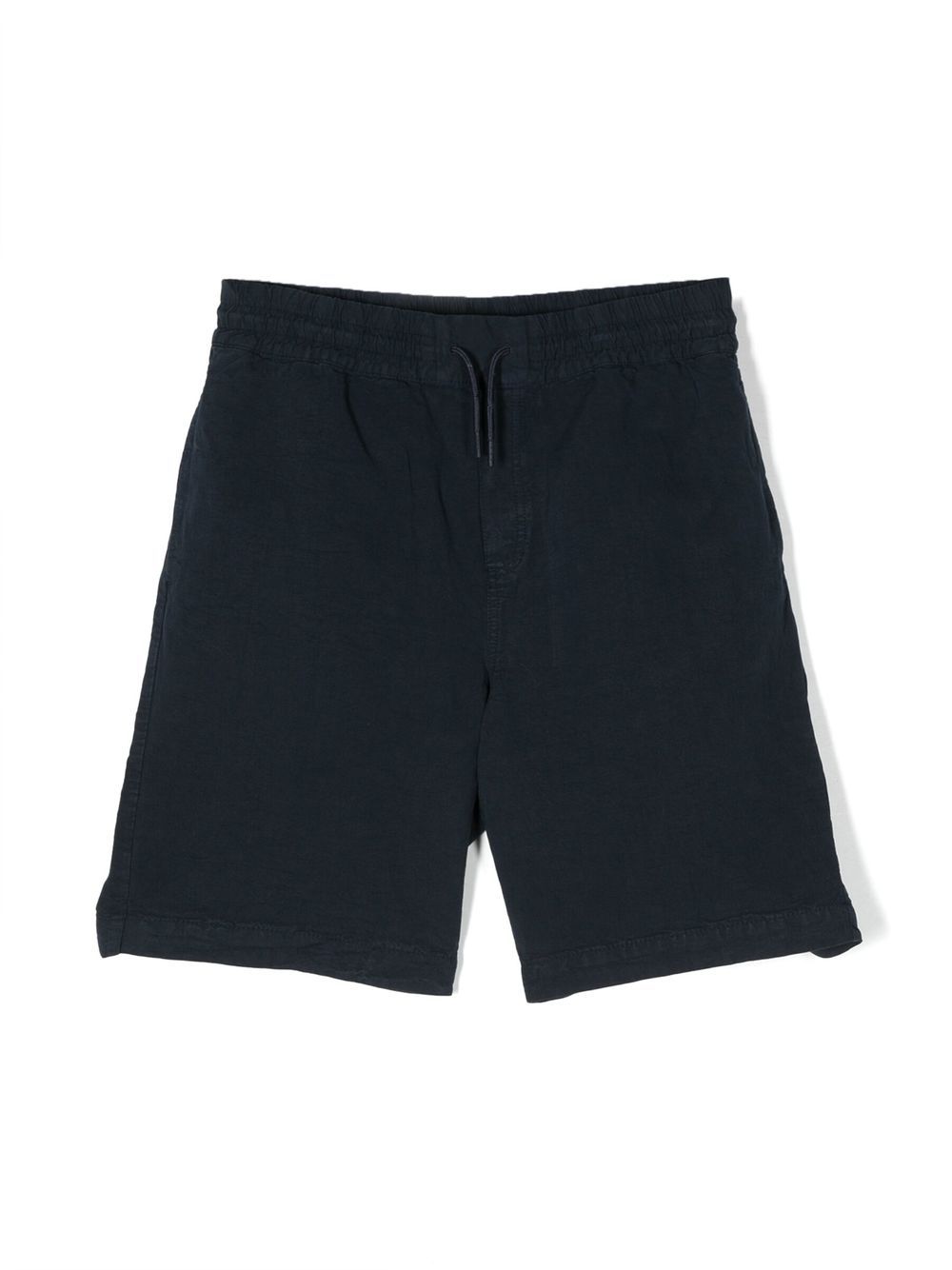 Embroidered-logo bermuda shorts - Blue