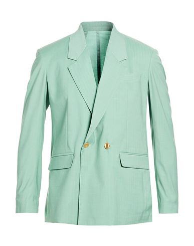 Marsēm Man Blazer Sage green Size 36 Polyester, Viscose, Elastane