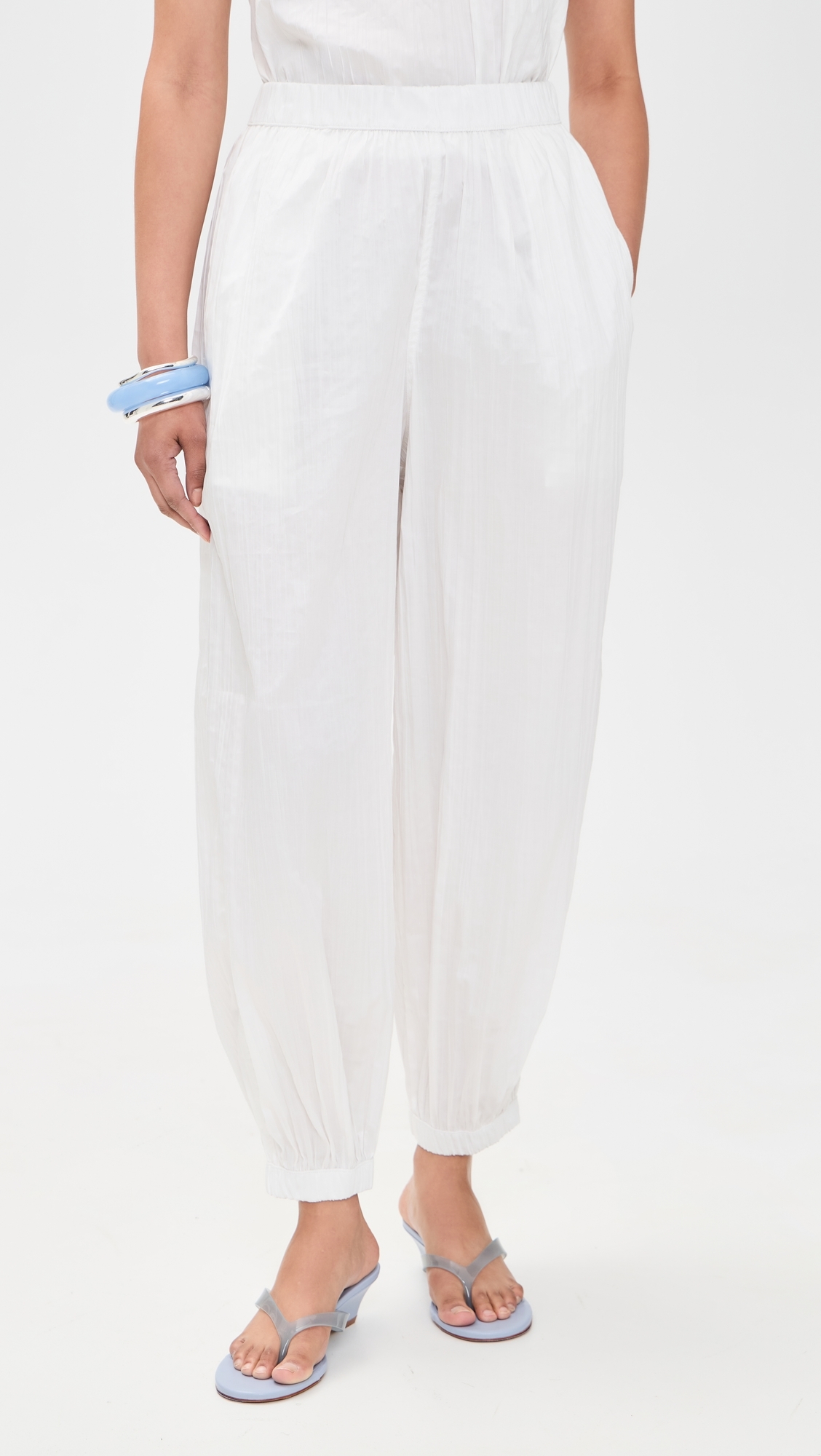 Louis Genie Pants White