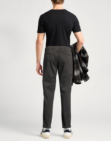 Re_hash Man Pants Charcoal Size 34 Cotton, Lyocell, Elastane