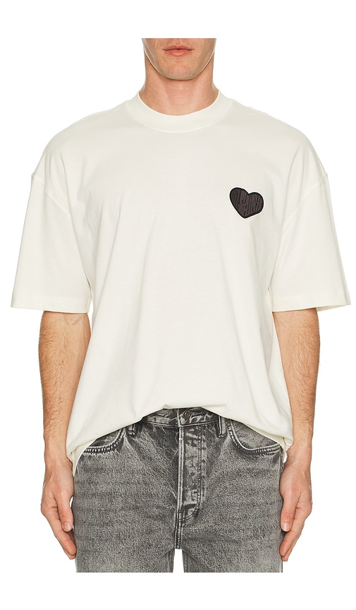 ALLSAINTS RUNDHALSSHIRT LOVER in White. Größe M. Also in