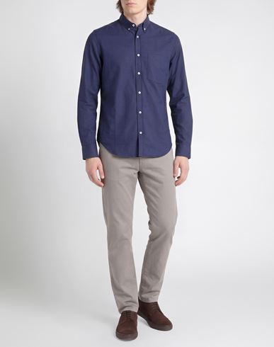 Man Shirt Navy Size XS Organic cotton