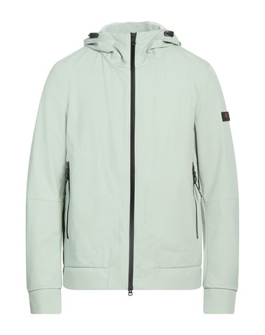 Man Jacket Light green Size M Polyester, Elastane