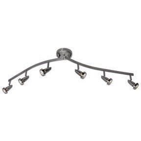 Access Mirage 6-Light 3" Ceiling Light in Brushed Stee