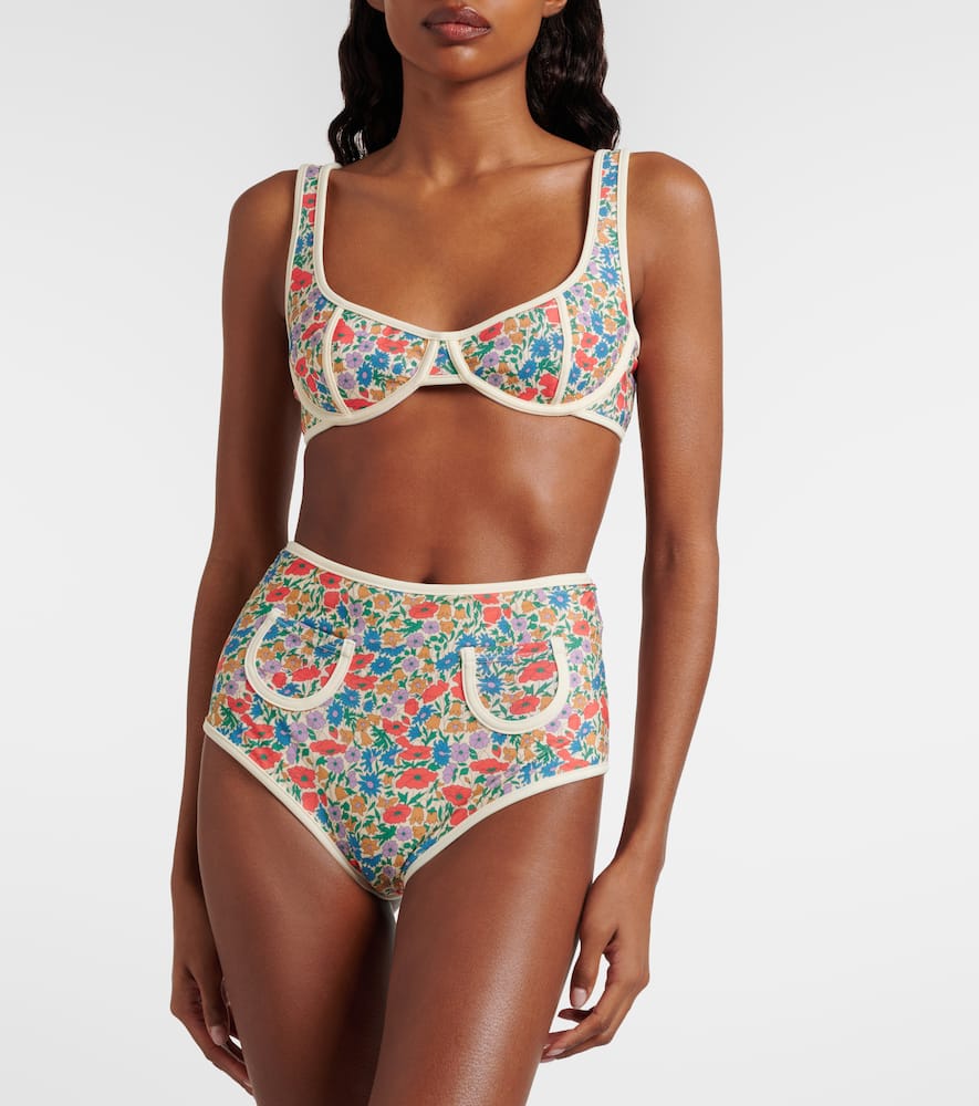 Polly floral bikini bottoms