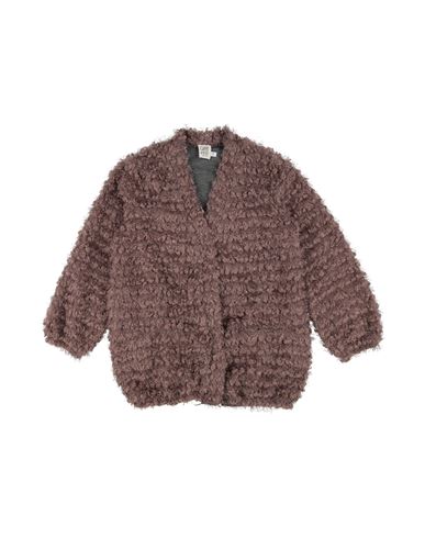 Caffé D'orzo Kid Girl Jacket Light brown Size 10 Polyester, Viscose, Elastane
