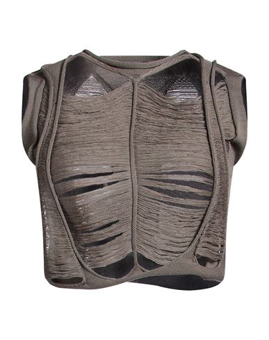 Woman Top Grey Size M Virgin Wool
