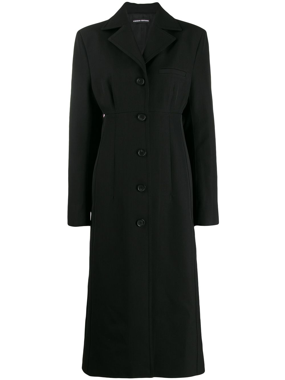 Single breasted coat - Black