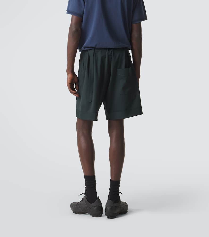 Kyan wool-blend shorts