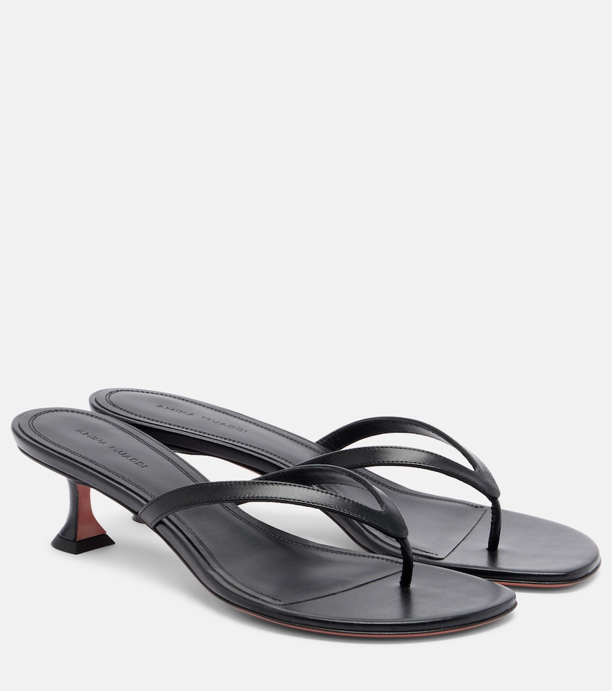Juliette leather thong sandals