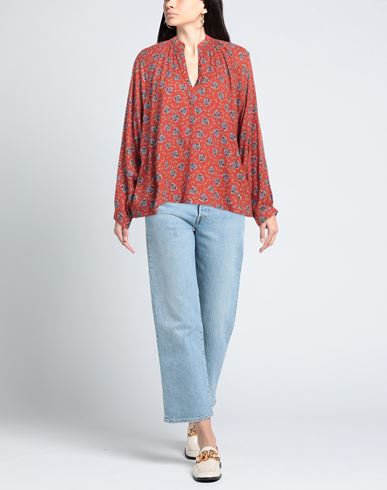 Woman Top Brick Size M Viscose