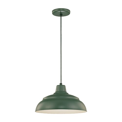 Millennium Lighting R Series 1-Light Pendants in Satin Green