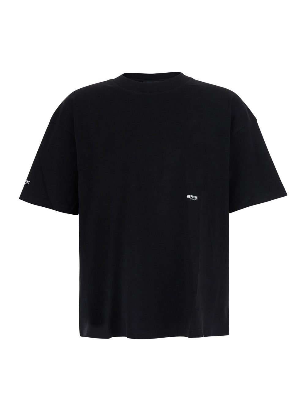 Logo-Printed Cotton T-Shirt — Black