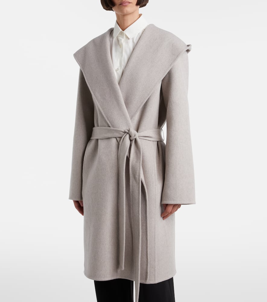 Cicero cashmere wrap coat