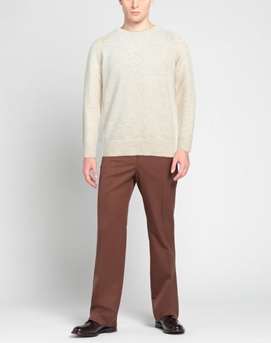 Man Sweater Ivory Size M Recycled polyester, Alpaca wool, Wool, Nylon, Elastane