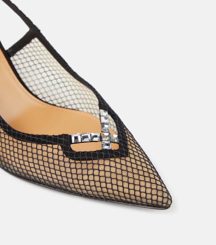 Aquazzura Forbidden Love 75 slingback pumps