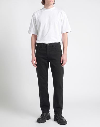 Man Jeans Black Size 32 Cotton