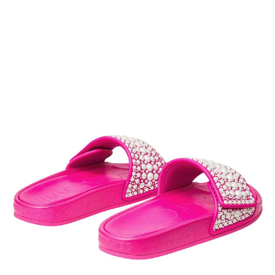 Fitz Slides With Pearl Embellishments