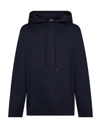 Man Sweatshirt Navy Size XL Cotton, Elastane